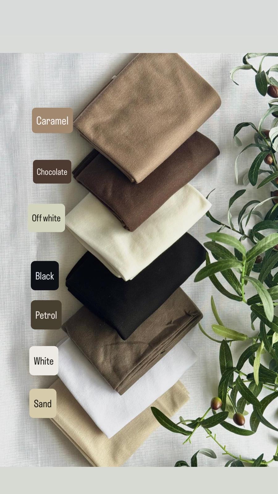 Triangle hijab with alastic -easy to wear