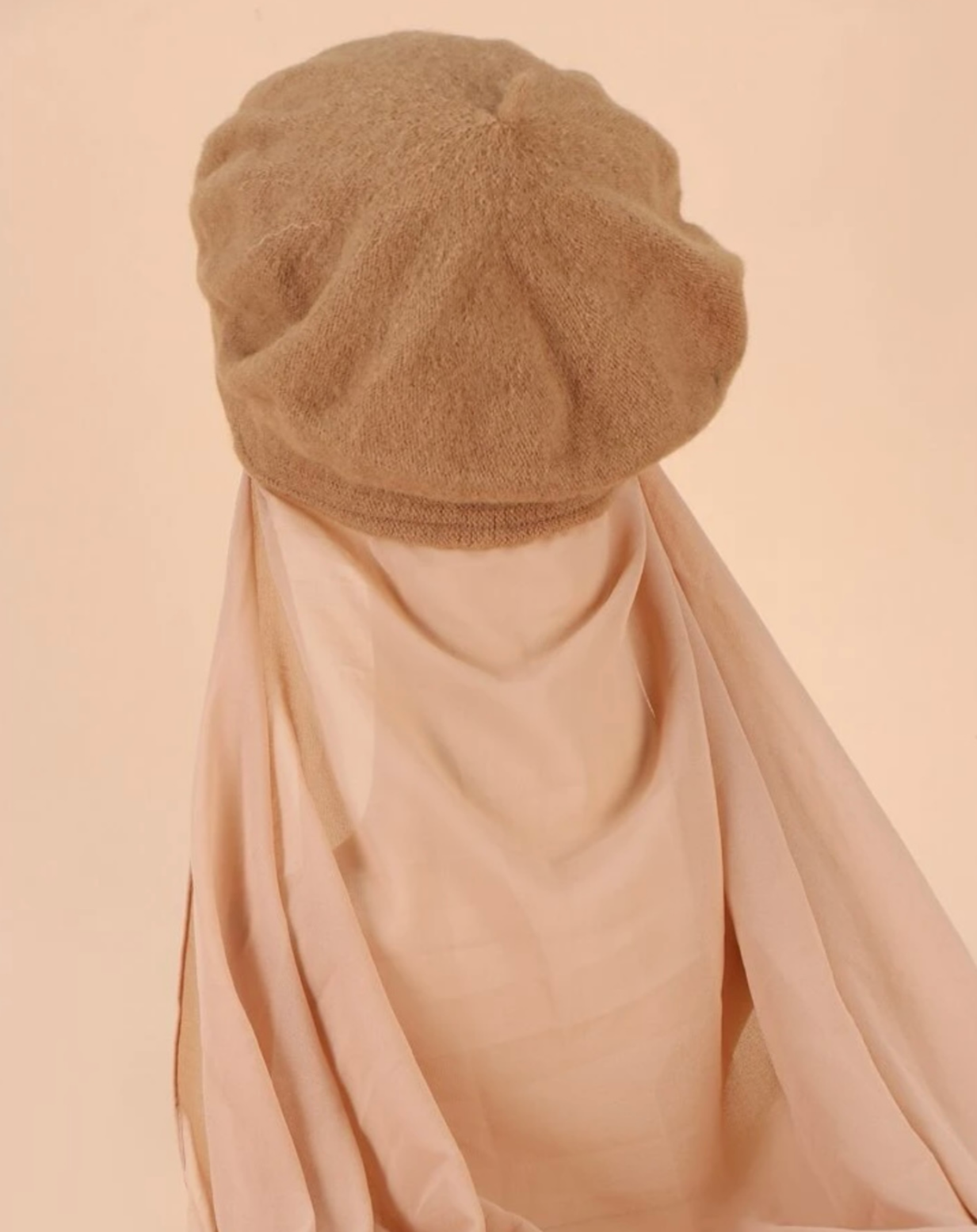 Hijab with winter hat
