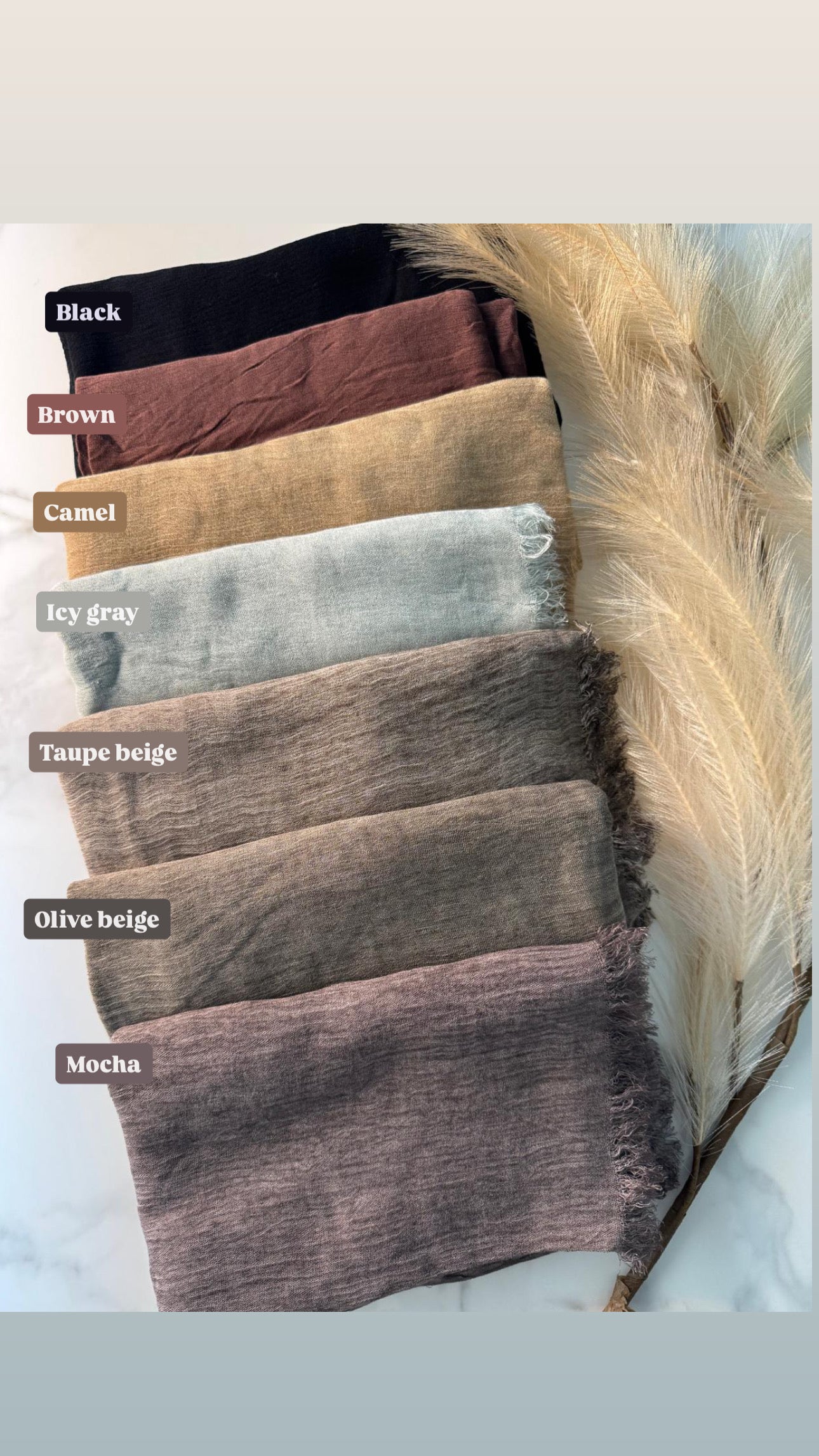 Dalalid Plain Scarf